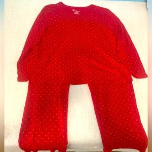 Ladies soft jersey pajama set